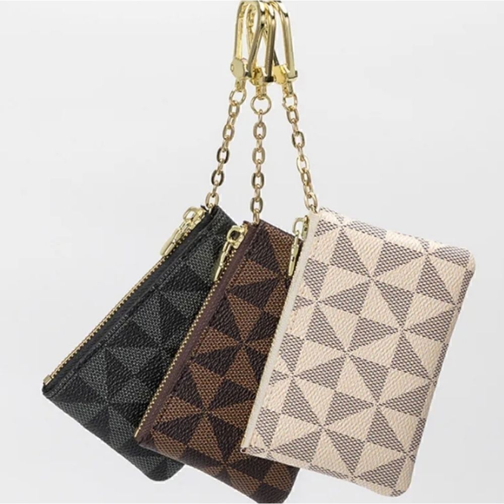 LuxuriousCheckeredâ
GeometricâPouchâ
Keychain - Picture 2 of 4